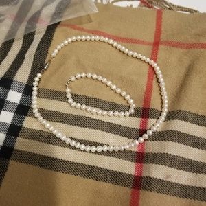 Genuine South Sea Pearl Necklace and Bracelet